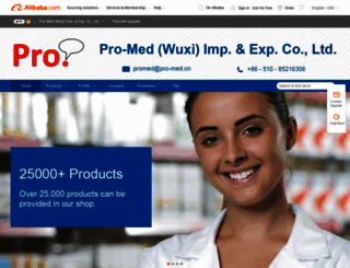 wxpro-med.en.alibaba.com screenshot