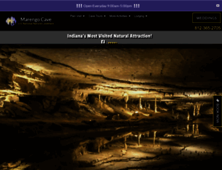 wyandottecaves.com screenshot