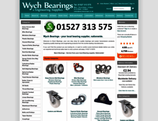 wychbearings.co.uk screenshot