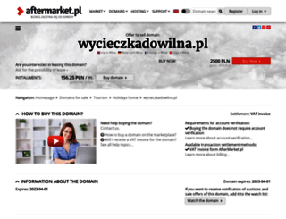 wycieczkadowilna.pl screenshot