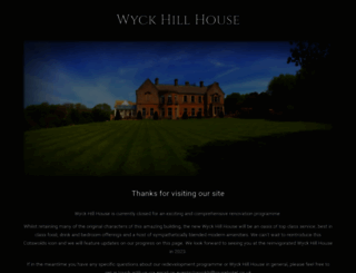 wyckhillhousehotel.co.uk screenshot