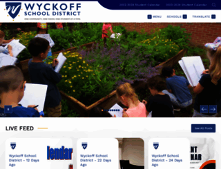 wyckoffps.org screenshot