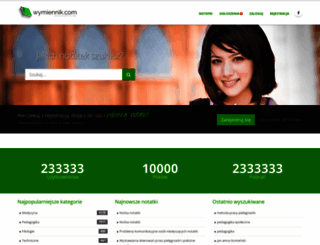 wymiennik.com screenshot