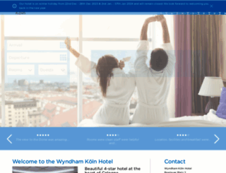 wyndhamkoeln.com screenshot