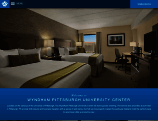 wyndhampittsburghuniversitycenter.com screenshot