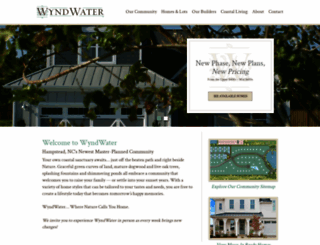 wyndwaternc.com screenshot