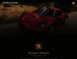 wynnesmotors.com screenshot
