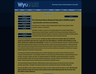 wyocare.org screenshot