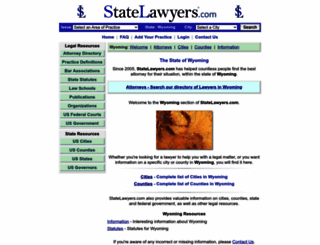 wyoming.statelawyers.com screenshot