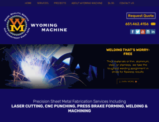 wyomingmachine.com screenshot