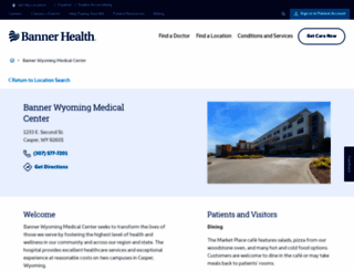 wyomingmedicalcenter.org screenshot