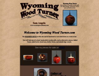 wyomingwoodturner.com screenshot