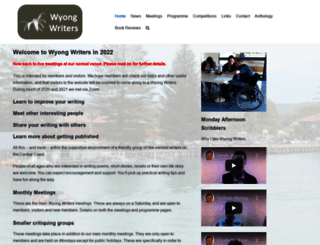 wyongwriters.org screenshot