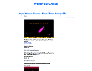 wyrdysm.com screenshot