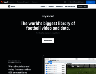 wyscout.com screenshot