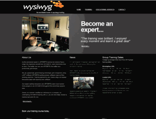 wysiwyg-training.com screenshot
