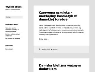 wysoki-obcas.pl screenshot