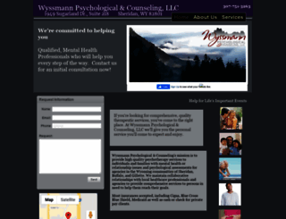 wyssmanncounseling.com screenshot
