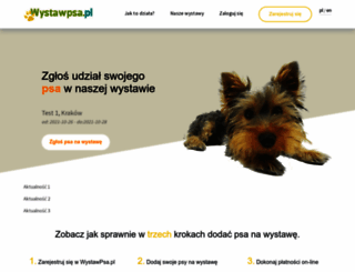 wystawpsa.pl screenshot