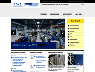 wzl.rwth-aachen.de screenshot
