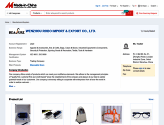 wzrobo.en.made-in-china.com screenshot