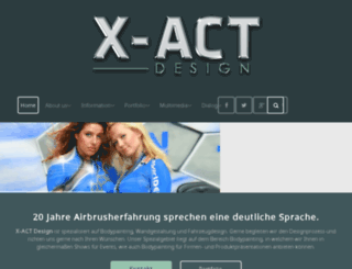 x-actdesign.de screenshot