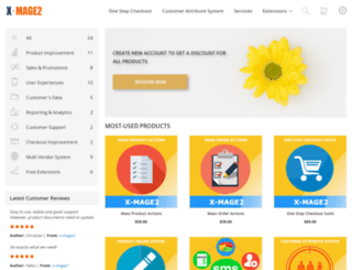 x-mage2.com screenshot