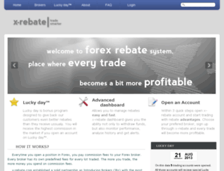 x-rebate.com screenshot