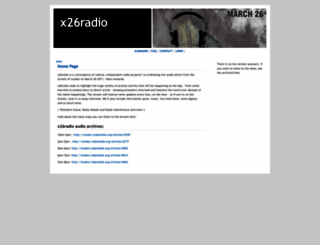 x26radio.ucrony.net screenshot