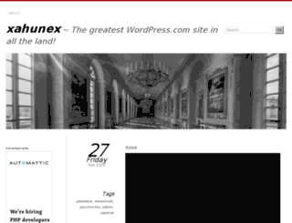 xahunex.wordpress.com screenshot
