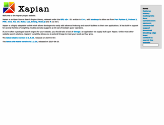 xapian.org screenshot