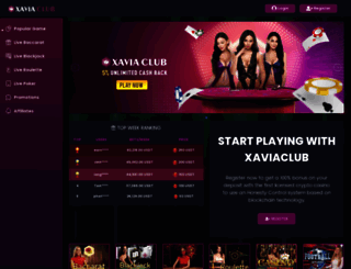 xaviaclub.com screenshot