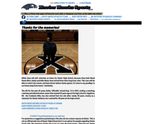 xavierhawkssports.com screenshot
