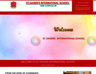 xavierinternationalschool.org screenshot