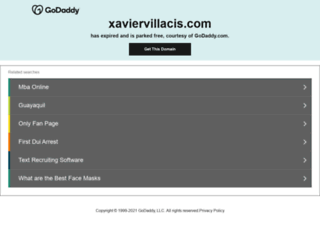 xaviervillacis.com screenshot
