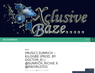 xclusivebaze.wordpress.com screenshot