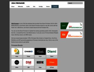 xdafirmware.com screenshot