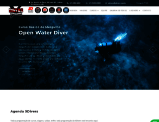 xdivers.com.br screenshot