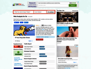xe.com.cutestat.com screenshot