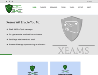 xeams.com screenshot