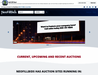 xeauc.neofillbids.com screenshot