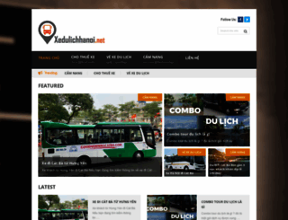 xedulichhanoi.net screenshot