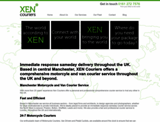 xencourier.co.uk screenshot