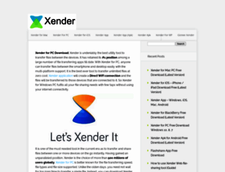 xenderforpcdownload.com screenshot