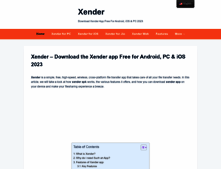 xenderit.com screenshot