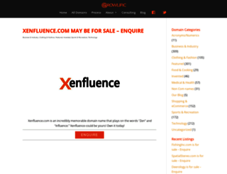 xenfluence.com screenshot