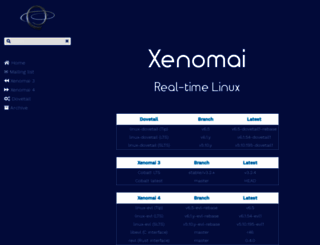 xenomai.org screenshot