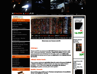 xenon-led.fr screenshot