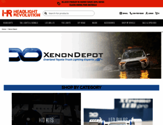 xenondepot.com screenshot
