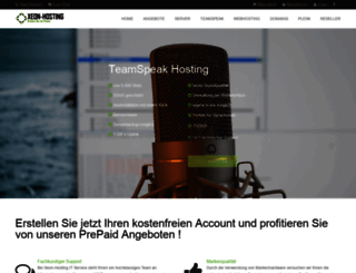 xeon-hosting.de screenshot